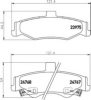 HELLA 8DB 355 013-391 Brake Pad Set, disc brake